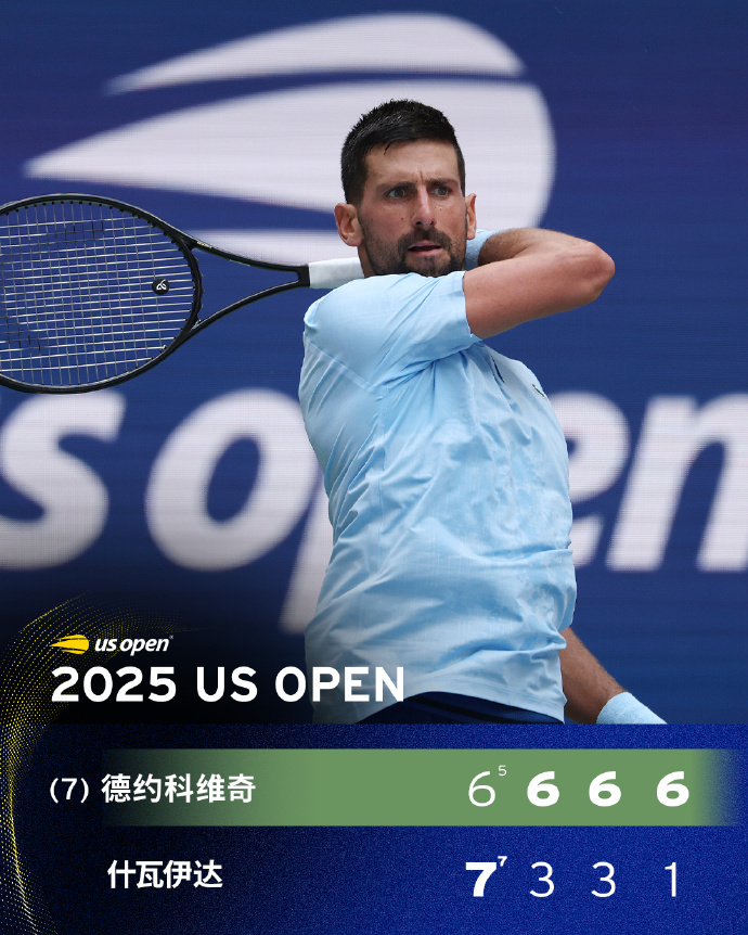 开云体育-美网绝杀法网，德约科维奇状态火热
